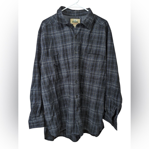 Vintage RedHead plaid button  up longsleeve with nylon lining size L - Picture 1 of 5